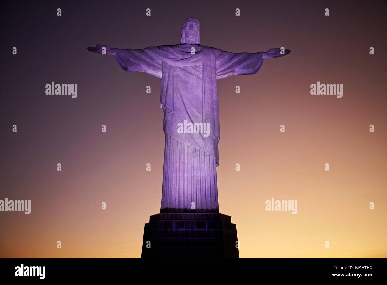 The Christ The Redeemer Cristo Redentor Is An Art Deco Statue Of Jesus Christ In Rio De Janeiro Brazil Created By French Sculptor Paul Landowski Stock Photo Alamy