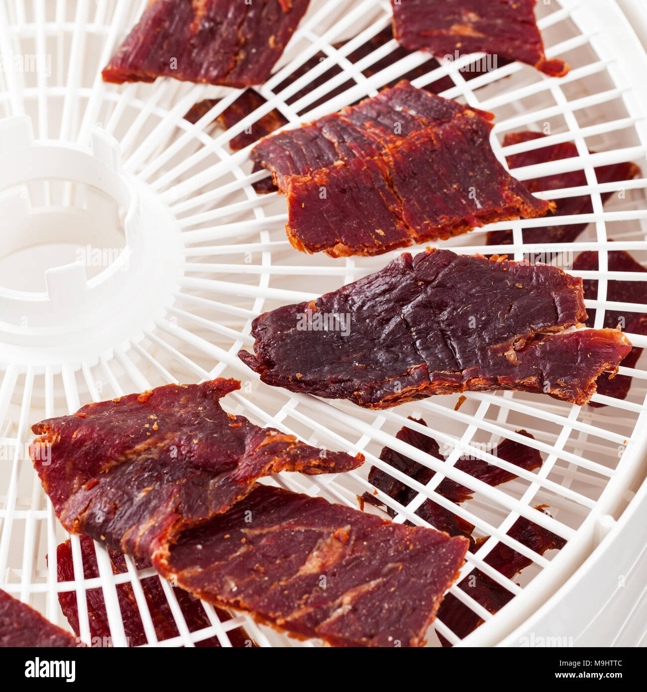 Homemade Beef Jerky Stock Photo Alamy