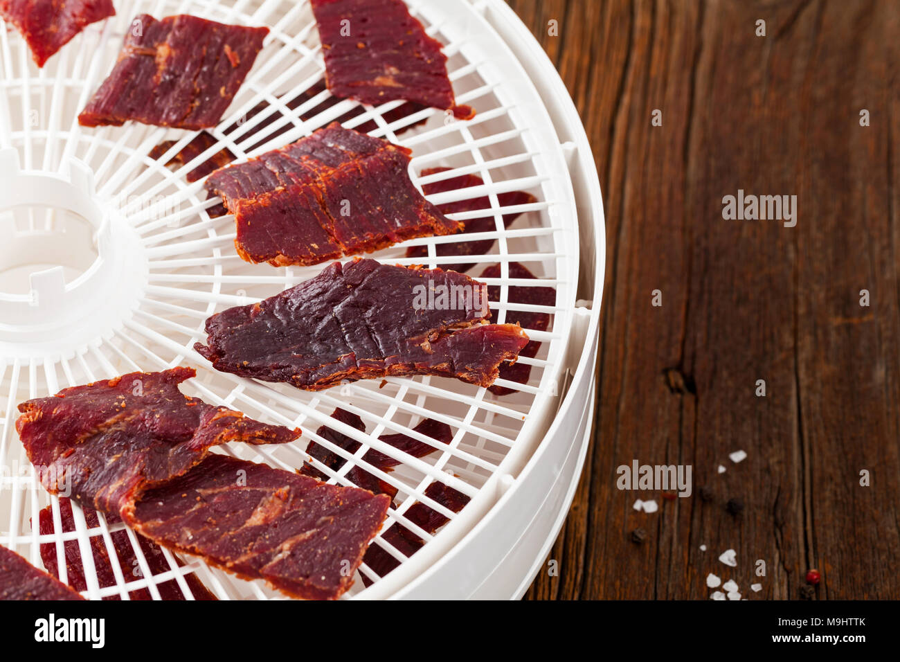 Homemade Beef Jerky Stock Photo Alamy