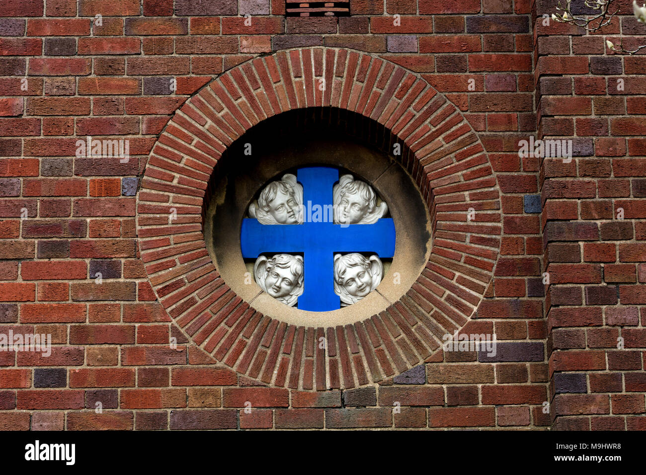 Exterior detail, St. Mary Magdalen Church, Chapelfields, Coventry, West