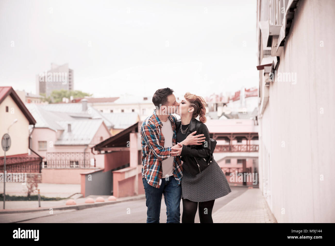 Man kissing woman hand retro hi-res stock photography and images - Alamy