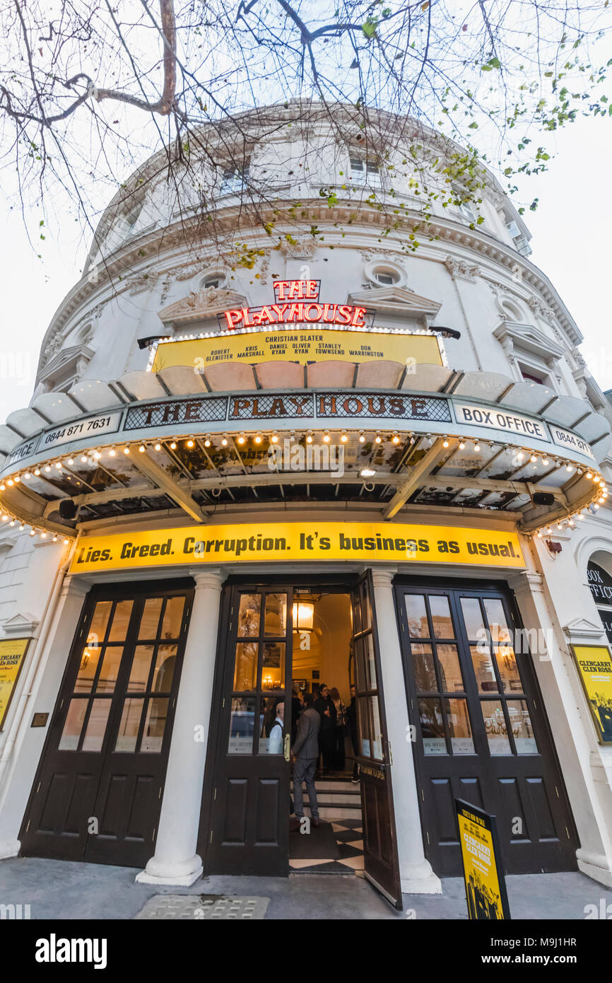 England, London, Westminster, The Playhouse Theatre Stock Photo Alamy