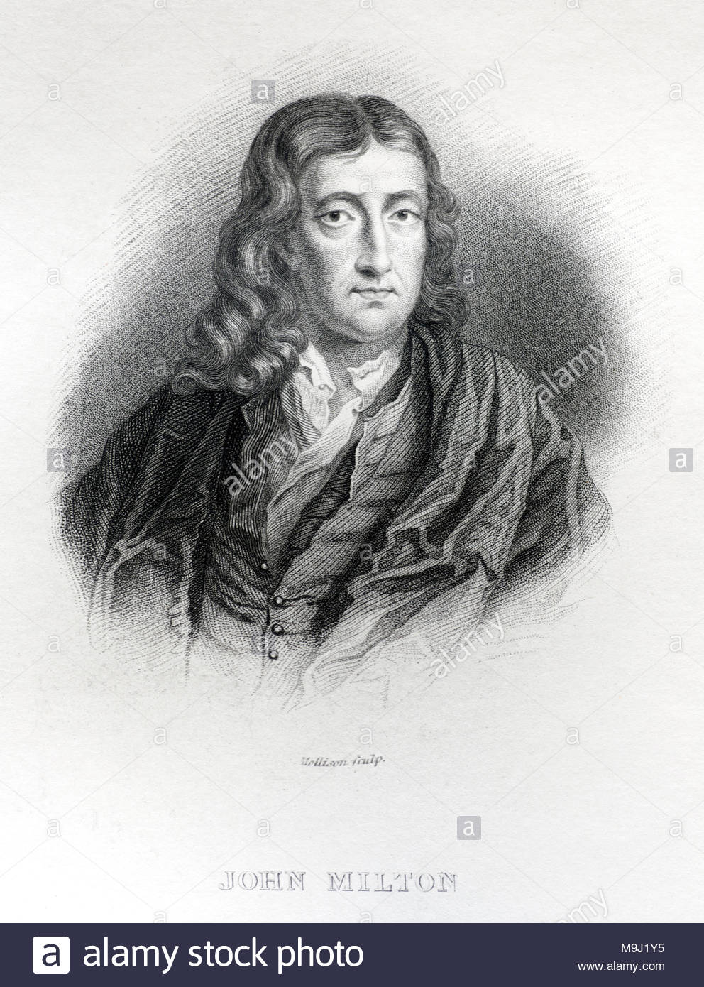 John Milton portrait, 1608 1674, was an English poet most famous for