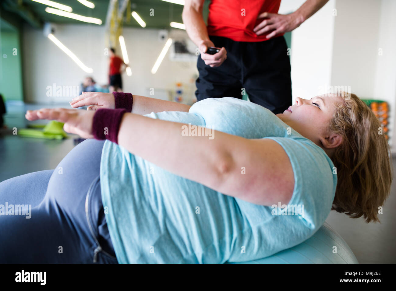 Fat lady exercise sale