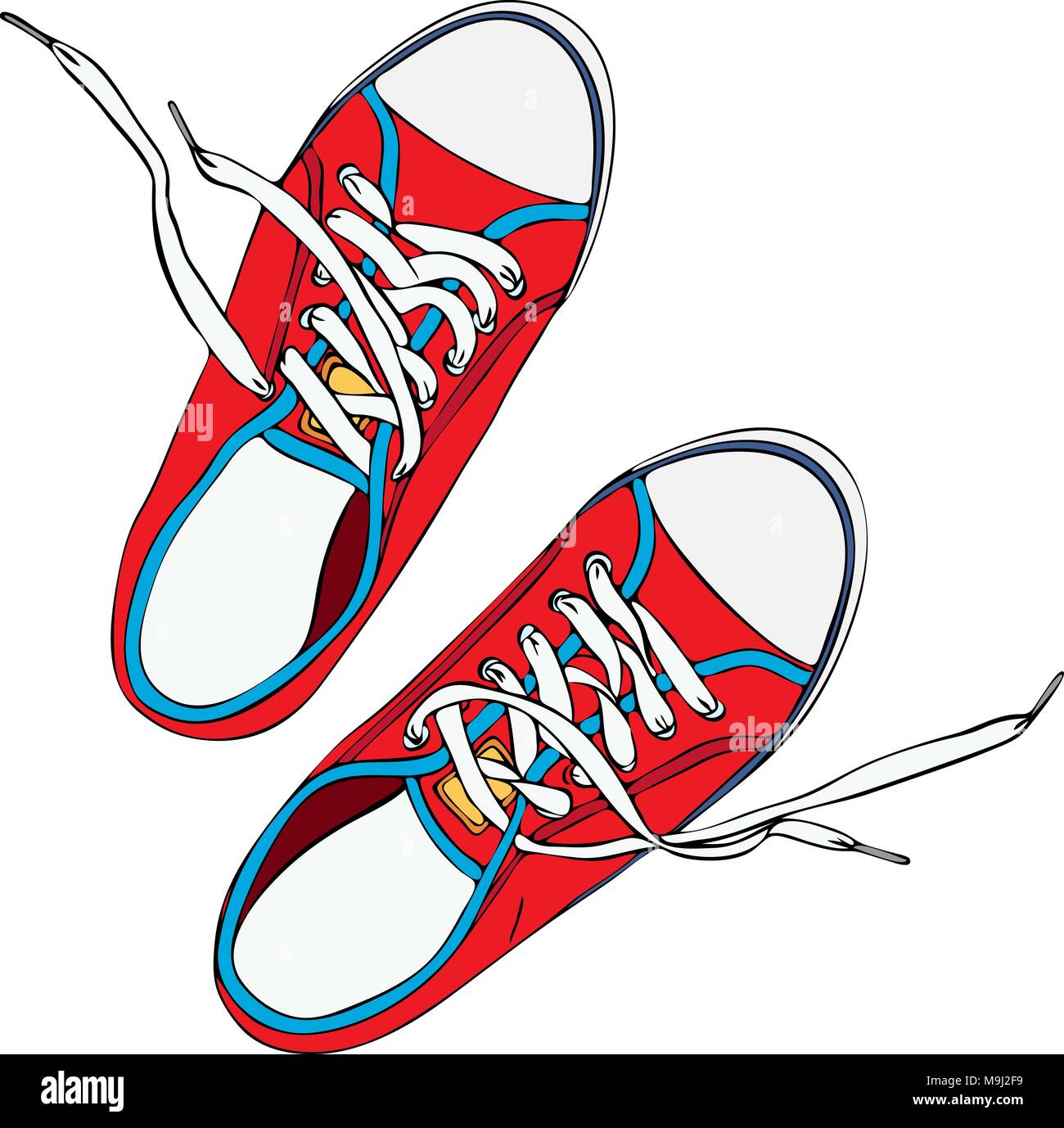 Shoe laces Stock Vector Images - Alamy