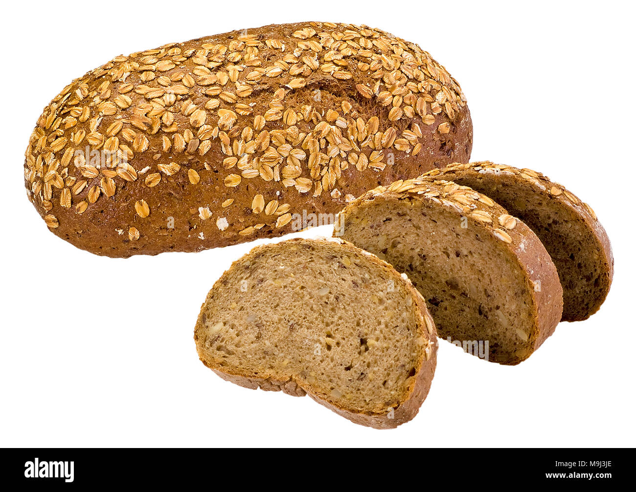 Organic Whole Wheat Bread Stock Photo Alamy