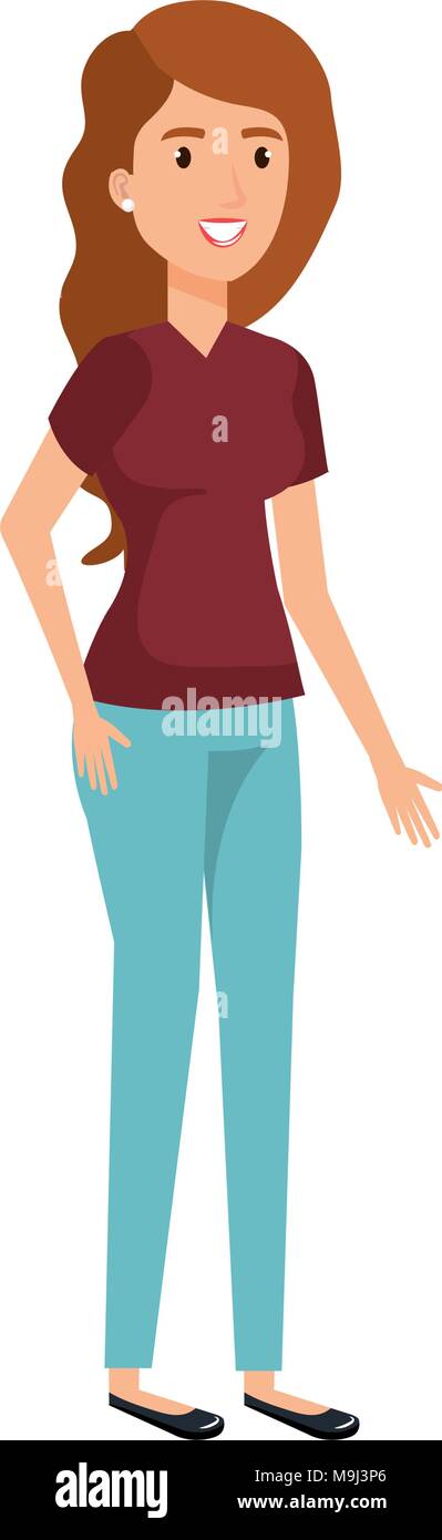 beautiful woman avatar character Stock Vector Image & Art - Alamy