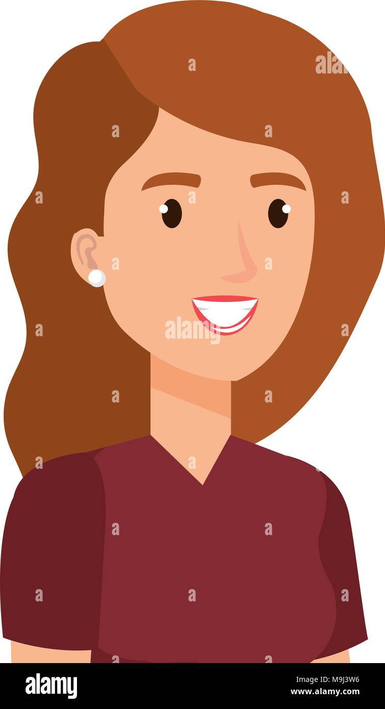 beautiful woman avatar character Stock Vector Image & Art - Alamy