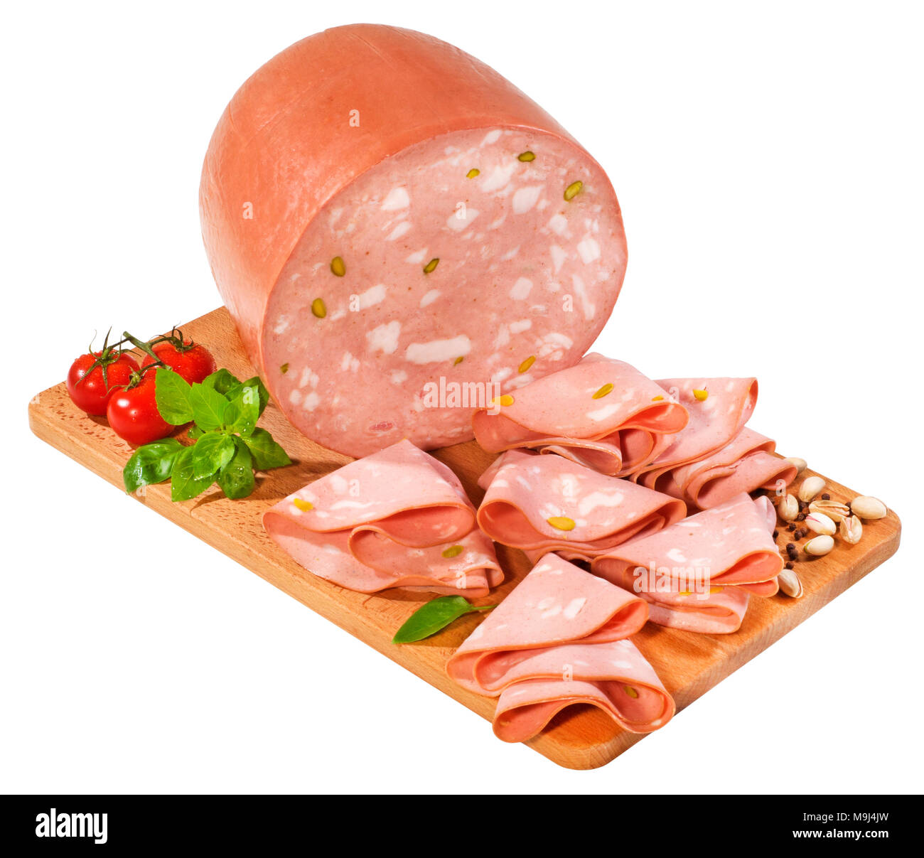Mortadella,Italian traditional sausage Stock Photo - Alamy