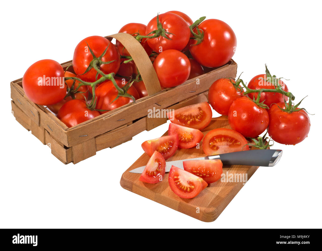 Tomatoes(+clipping path) Stock Photo