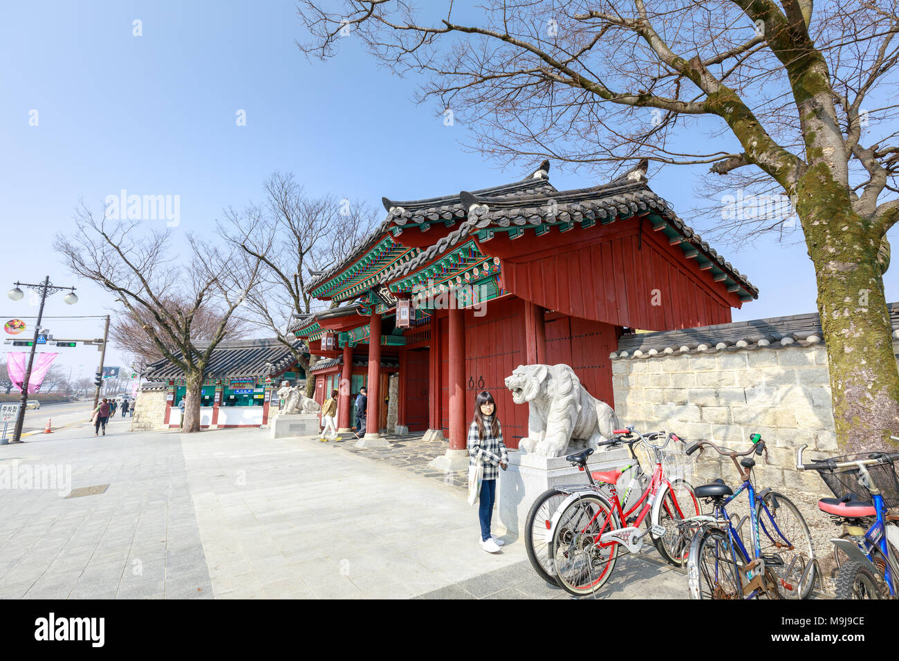 Namwon, South Korea - March 25, 2018 : Traditional Gwanghalluwon ...
