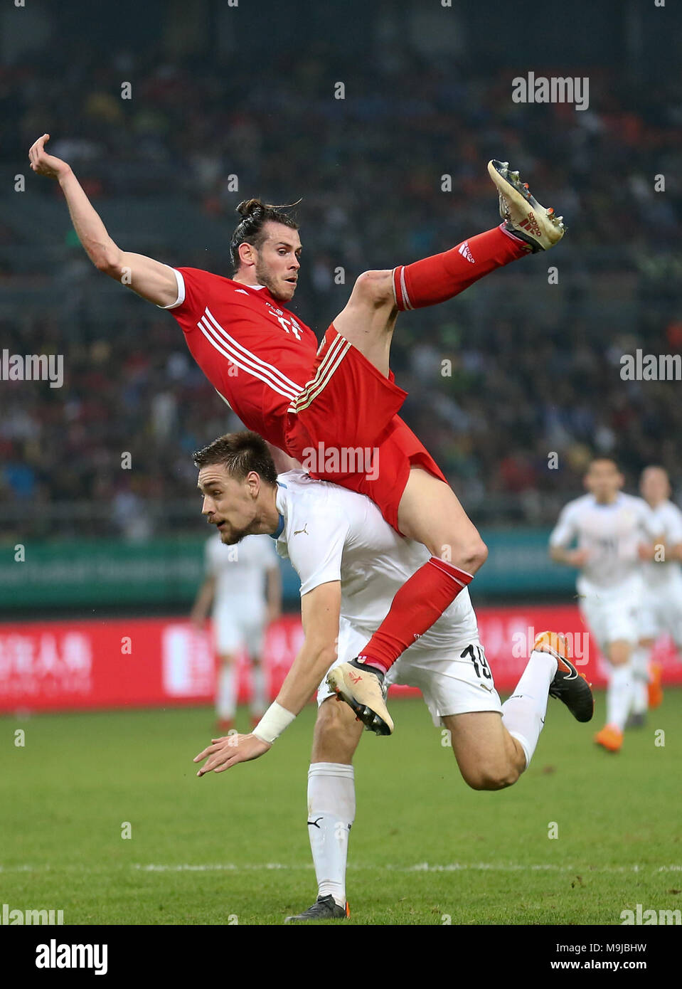 Nanning China s Guangxi Zhuang Autonomous Region 26th Mar 2018 Gareth Bale
