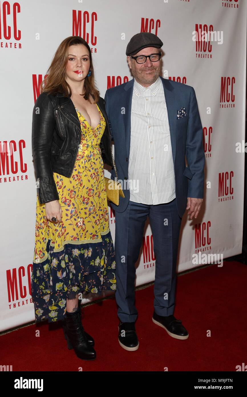 New York, NY, USA. 26th Mar, 2018. Amber Tamblyn, Terry Kinney at arrivals for MCC Theater Presents MISCAST 2018, Hammerstein Ballroom at Manhattan Center, New York, NY March 26, 2018. Credit: Jason Smith/Everett Collection/Alamy Live News Stock Photo