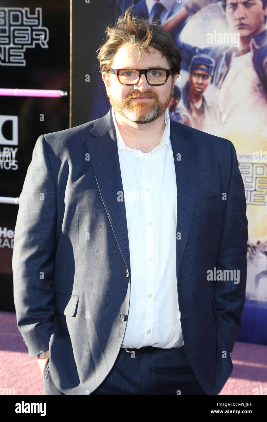 Hollywood, Ca. 26th Mar, 2018. Ernest Cline, at the Premiere Of Warner