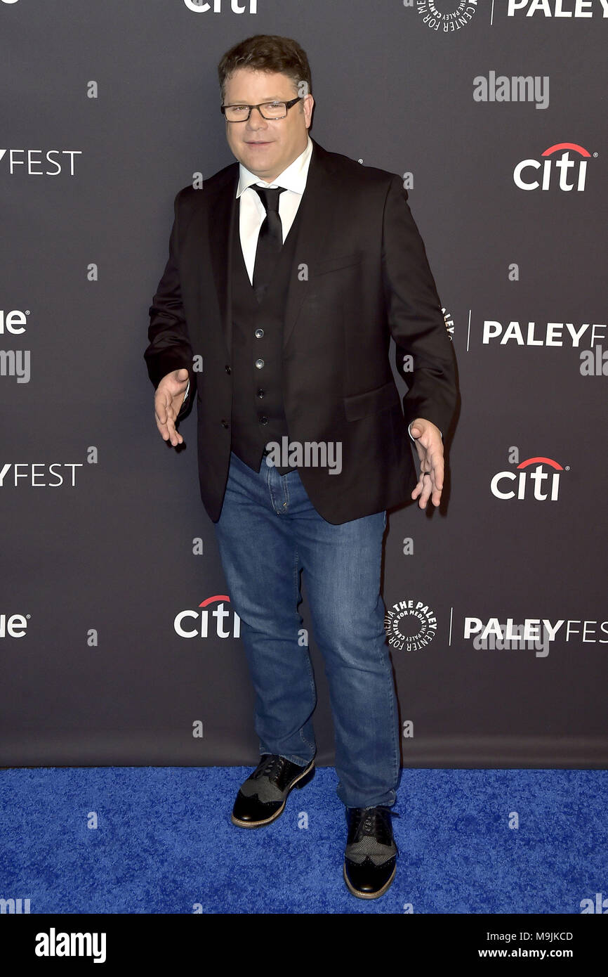 Los Angeles, USA. 25th Mar, 2018. Sean Astin at the Screening of the Netflix TV-Serie 'Stranger Things' during 35. Paleyfest 2018 at Dolby Theatre, Hollywood. Los Angeles, 25.03.2018 | Verwendung weltweit Credit: dpa/Alamy Live News Stock Photo