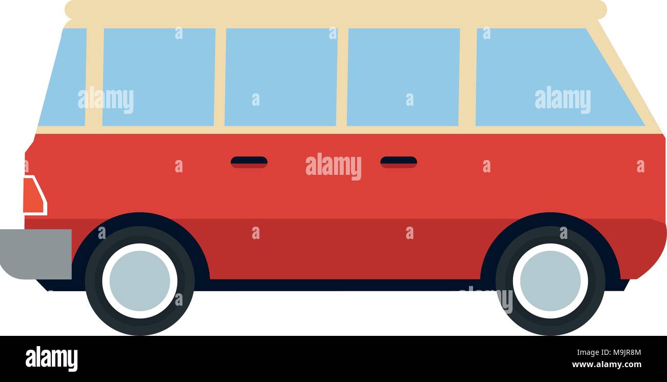 Retro van vehicle vector illustration graphic design Stock Vector Image ...