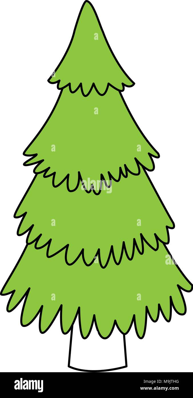 Tree pine isolated vector illustration graphic design Stock Vector ...