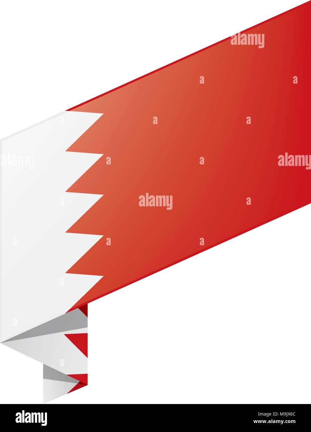 Bahrain flag, vector illustration Stock Vector Image & Art - Alamy