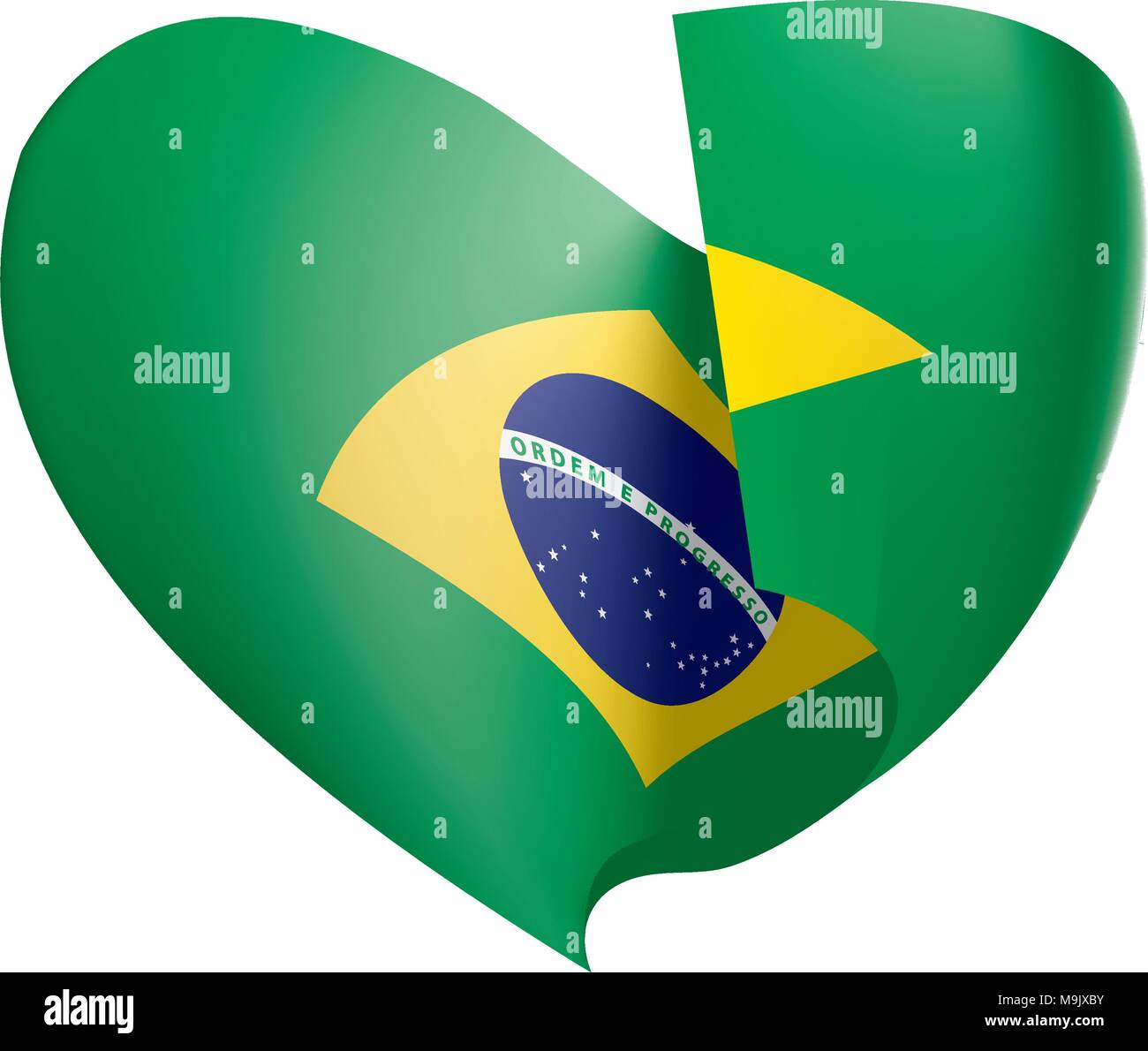 Brazil flag, vector illustration Stock Vector Image & Art Alamy