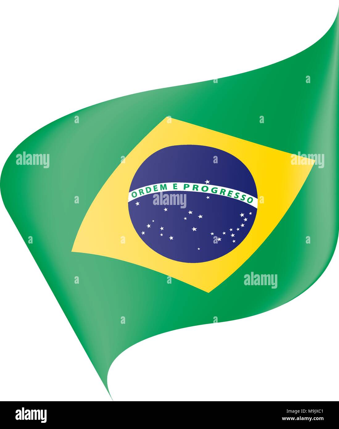 Brazil flag, vector illustration Stock Vector Image & Art Alamy