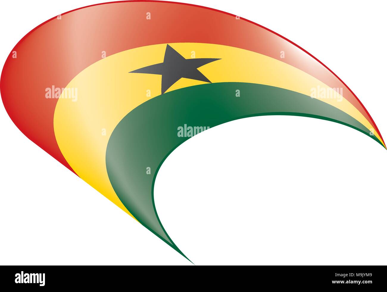 Ghana Flag Vector Illustration Stock Vector Image And Art Alamy 3369