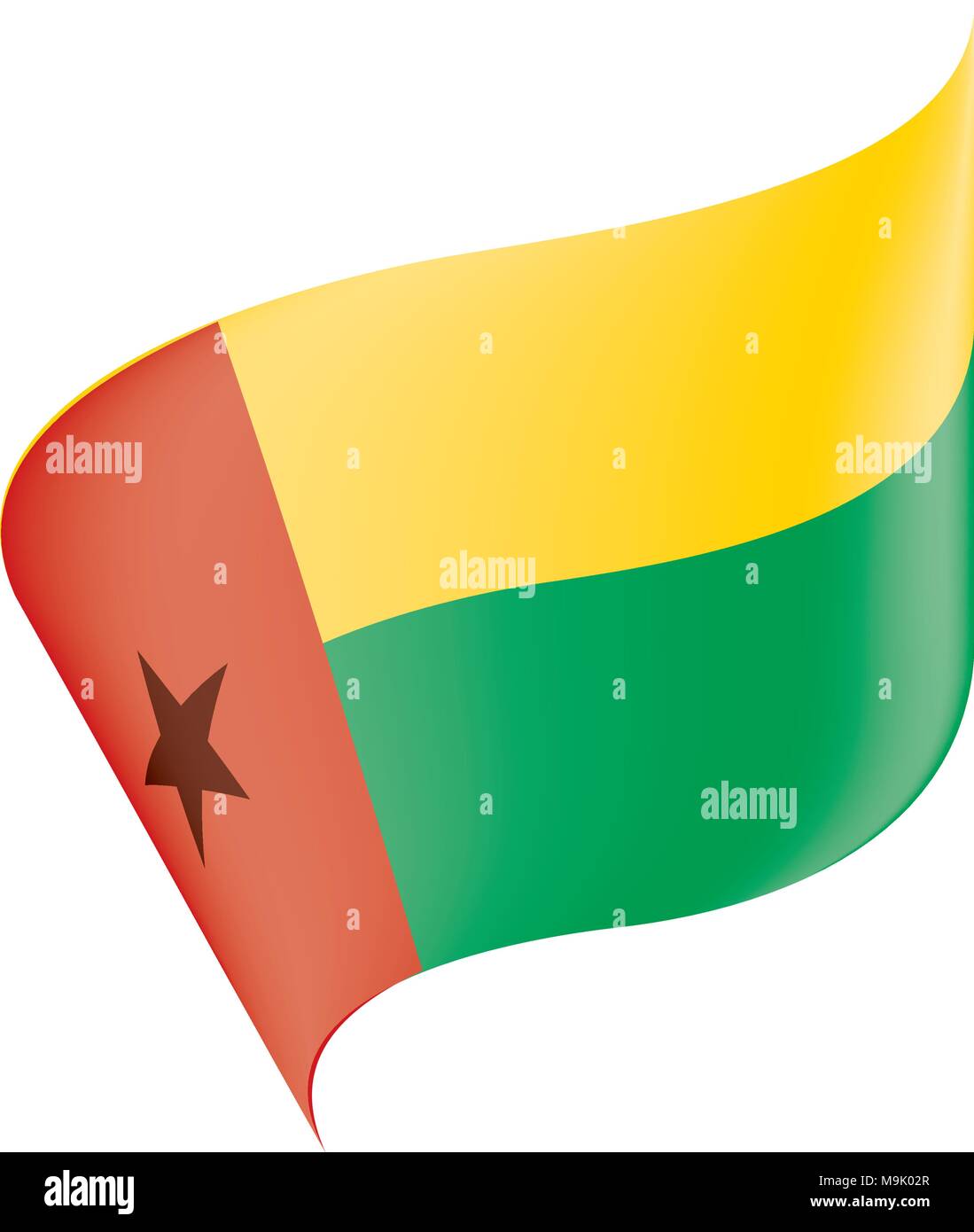 Guinea Bissau flag, vector illustration Stock Vector Image & Art Alamy