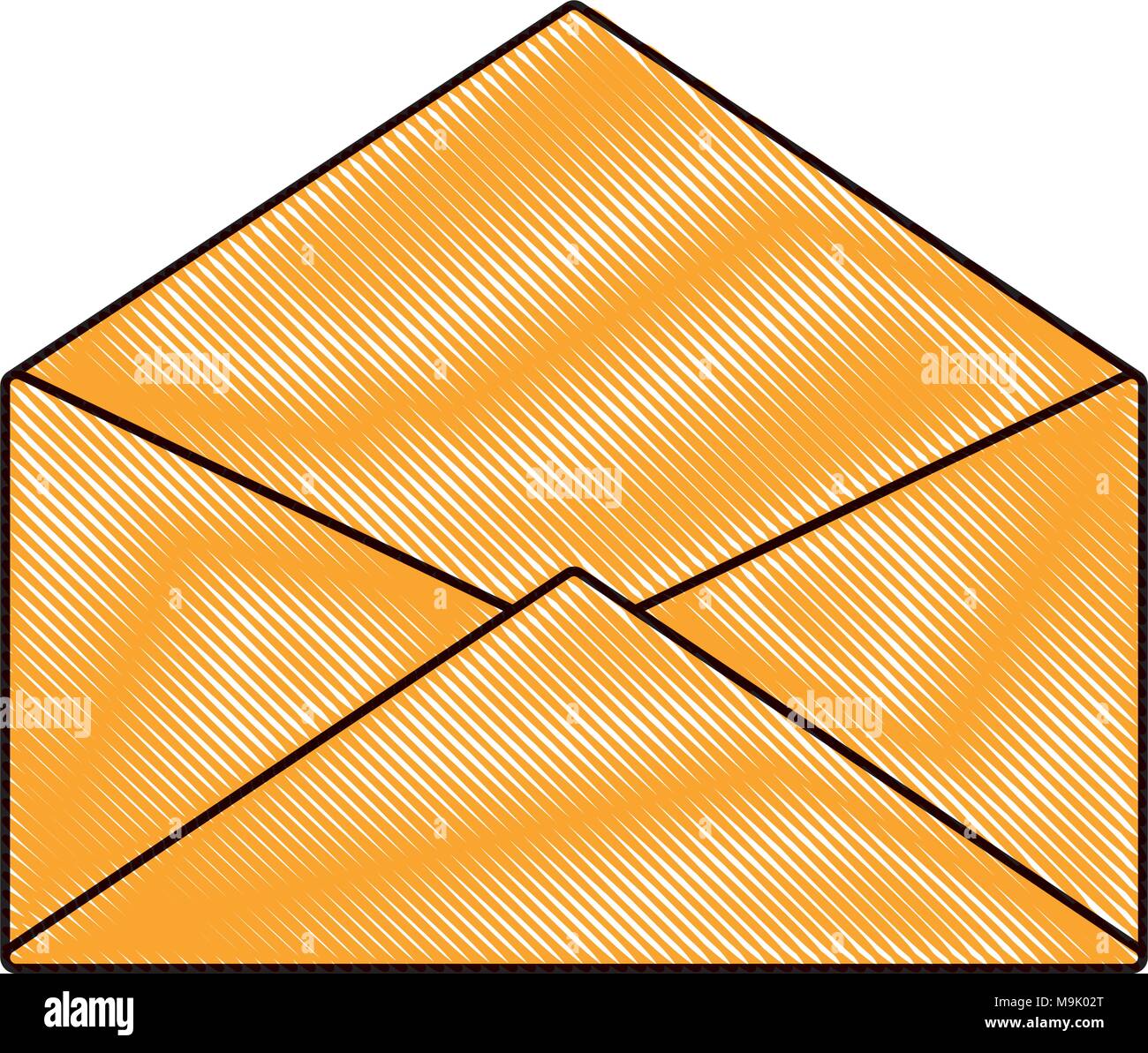 envelope icon over white background, colorful design. vector ...