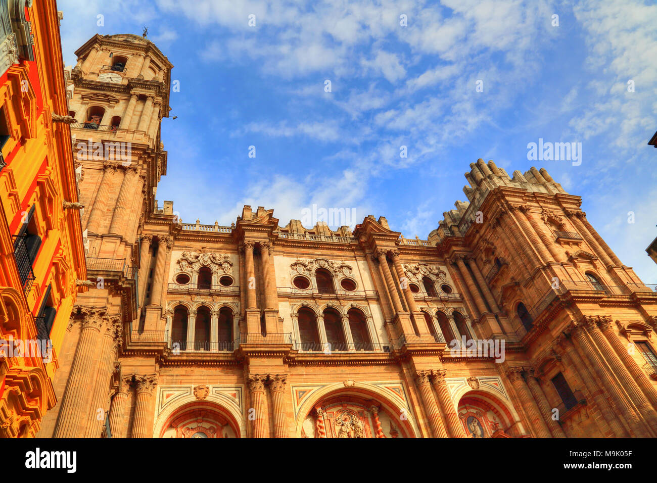 Malaga Cathedral (Basílica de la Encarnacion) Stock Photo