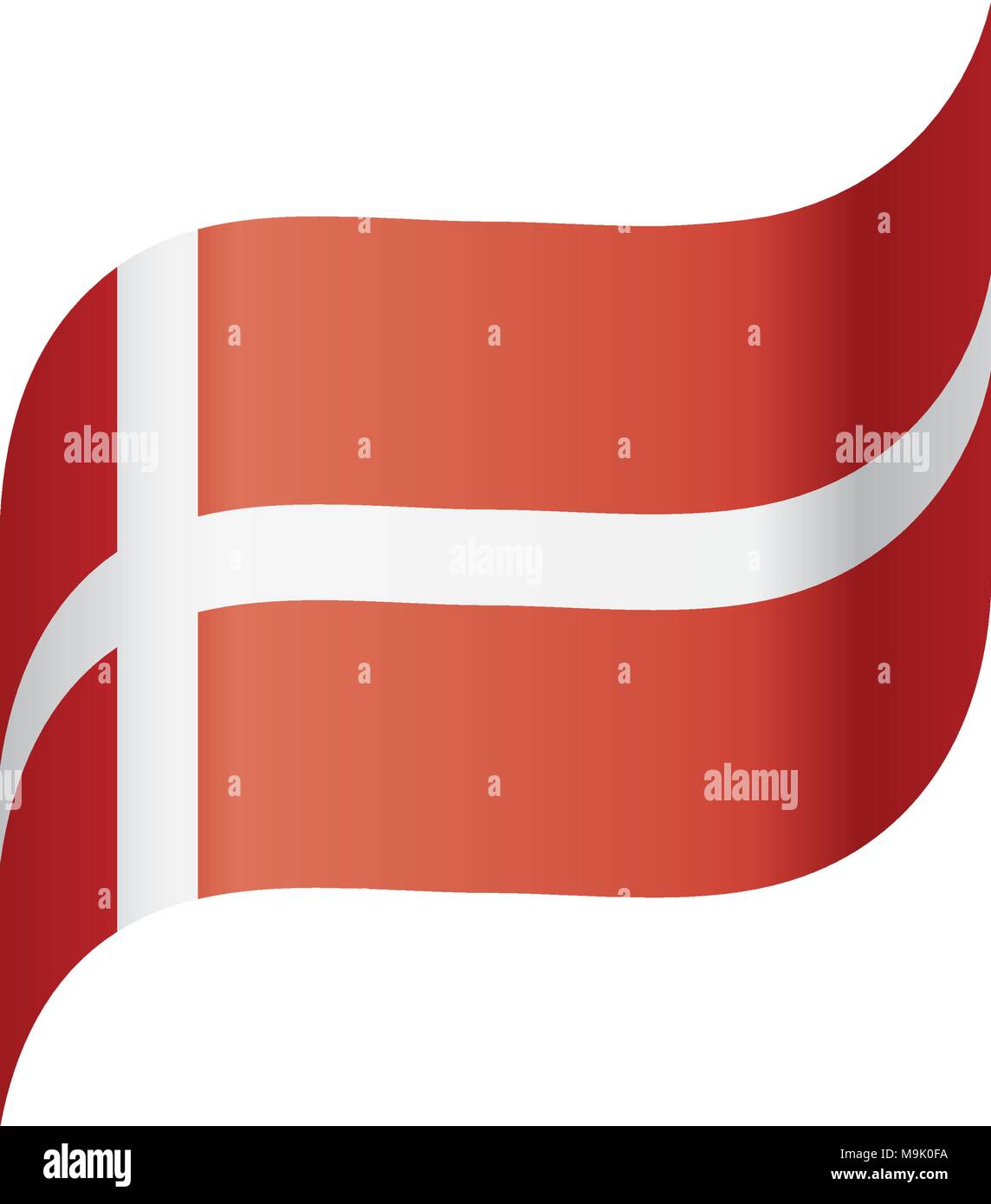 Denmark flag, vector illustration Stock Vector Image & Art Alamy