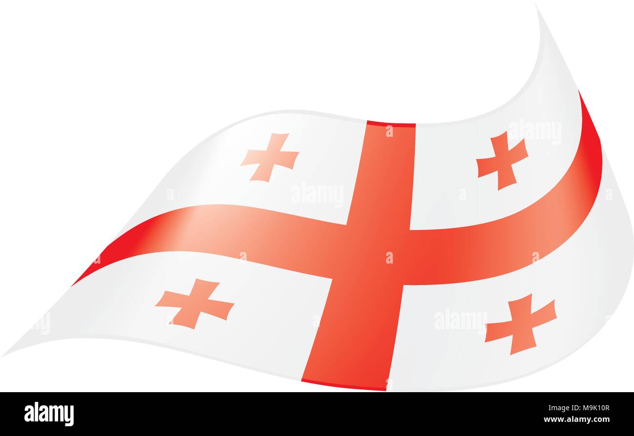 Georgia flag, vector illustration Stock Vector Image & Art - Alamy