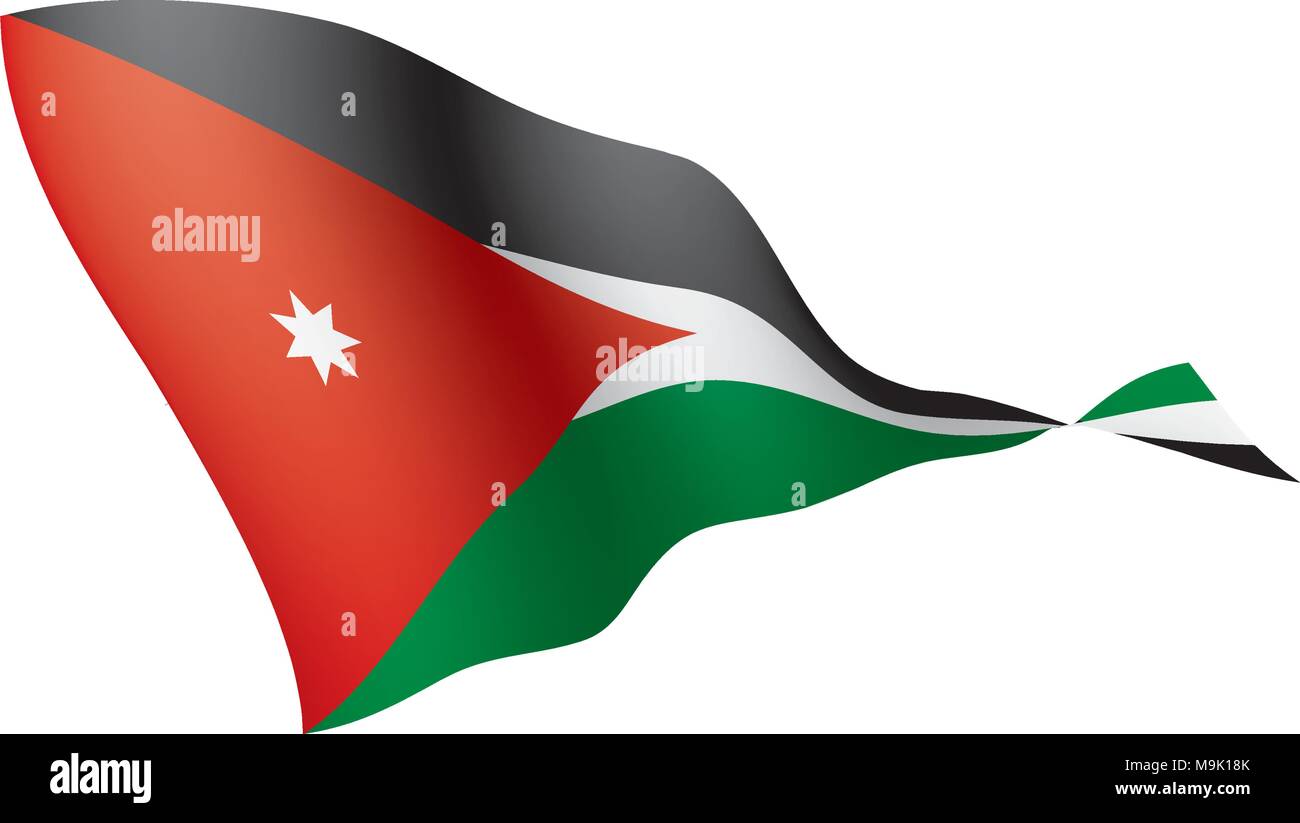 Jordan flag, vector illustration Stock Vector Image & Art Alamy