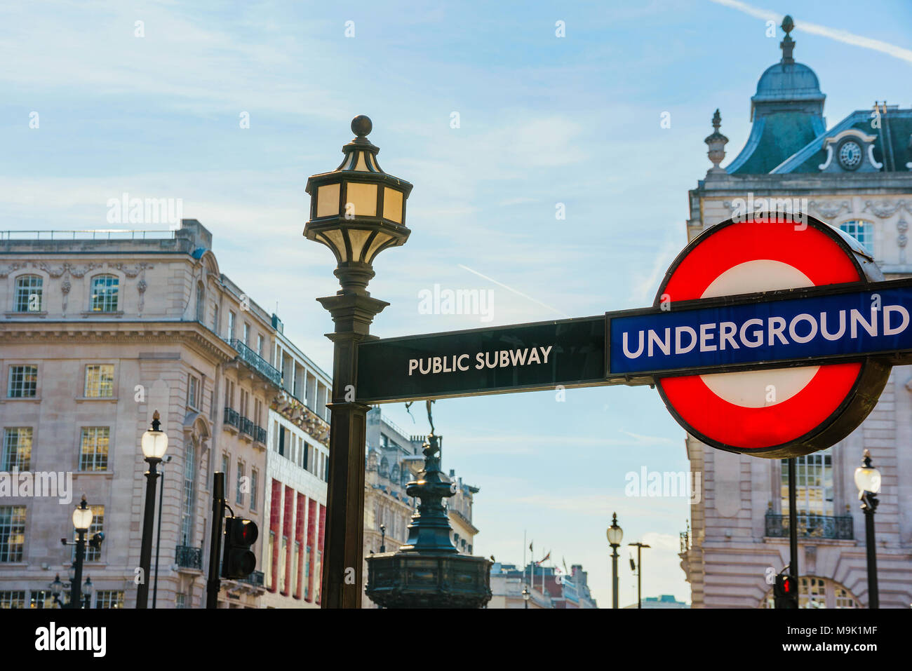 Piccadilly Circus underground station in London, UK Stock Photo Alamy