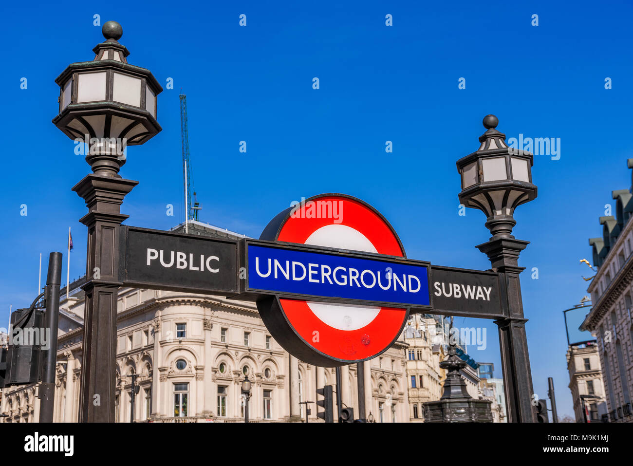 Piccadilly circus underground station hi-res stock photography and ...