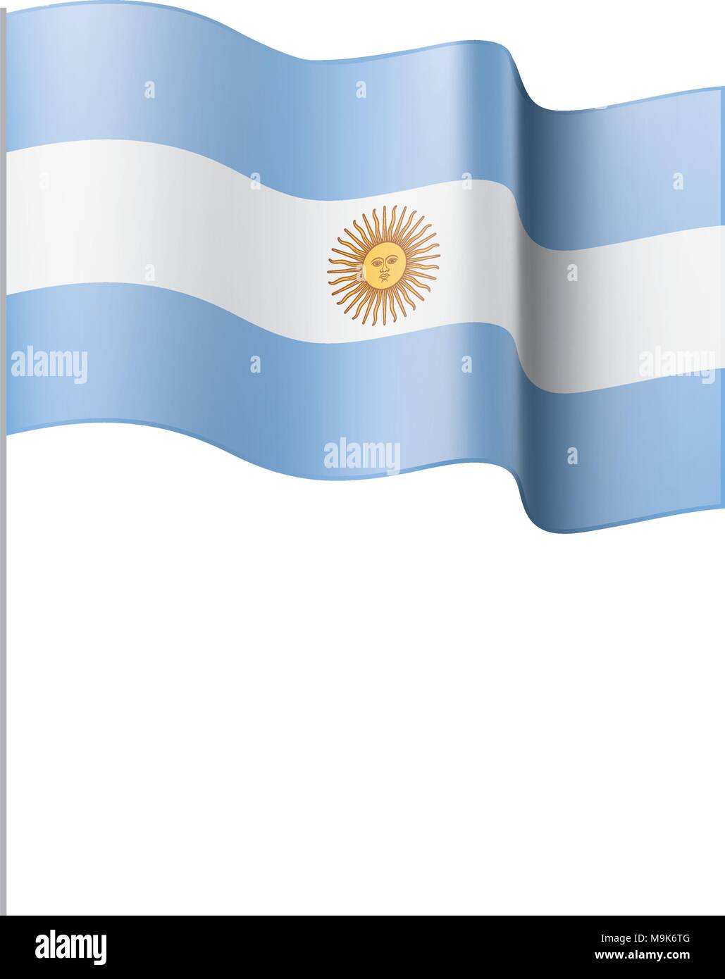 Argentina flag, vector illustration Stock Vector Image & Art - Alamy