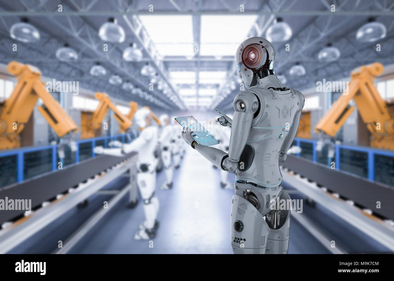 Искусственного интеллект обот. Роботы на производстве. Robot works. Роботы на производстве. Robot works.