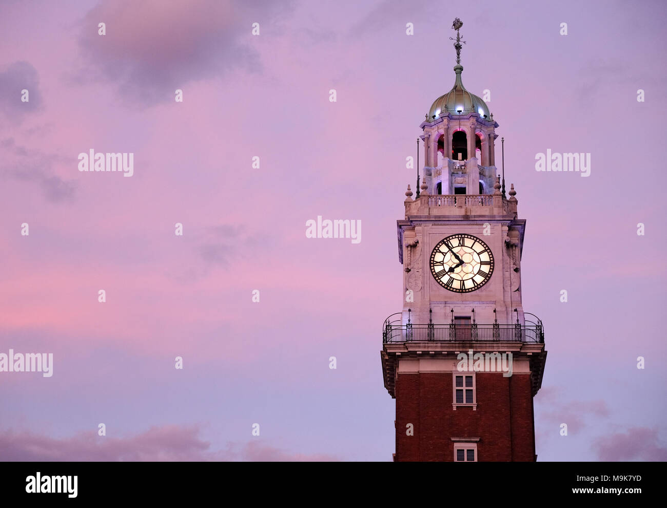 The Torre Monumental clocktower in at the Retiro neighborhood in Buenos Aires, Argetina. Stock Photo