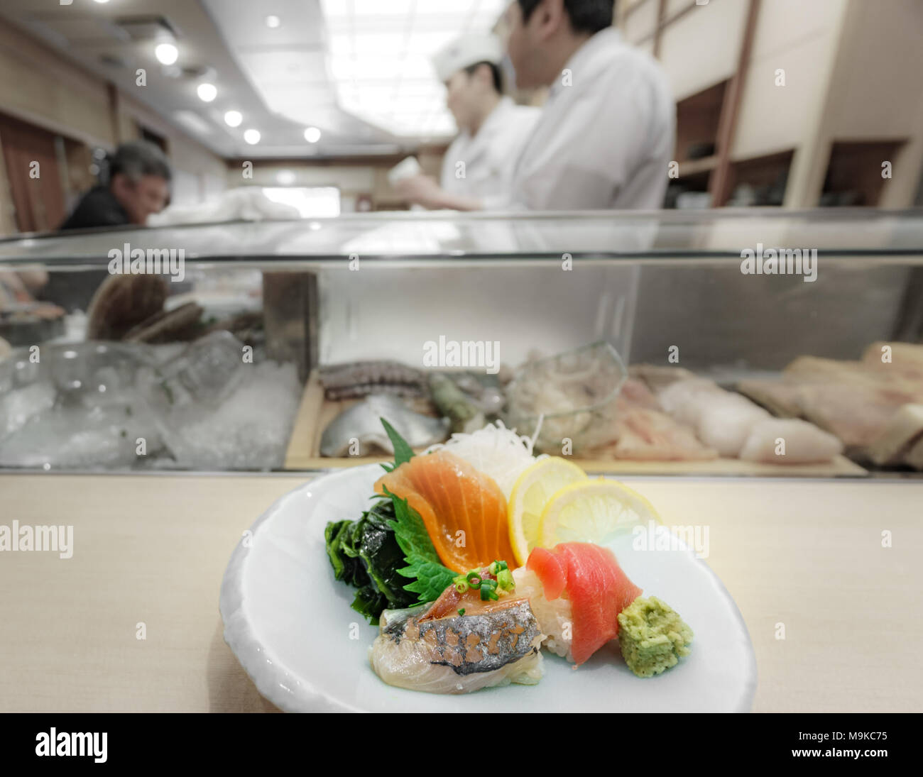 Sushi Plate A Typical Japanese Restaurant Stock Photo Alamy sushi-plate-a-typical-japanese-restaurant-stock-photo-alamy