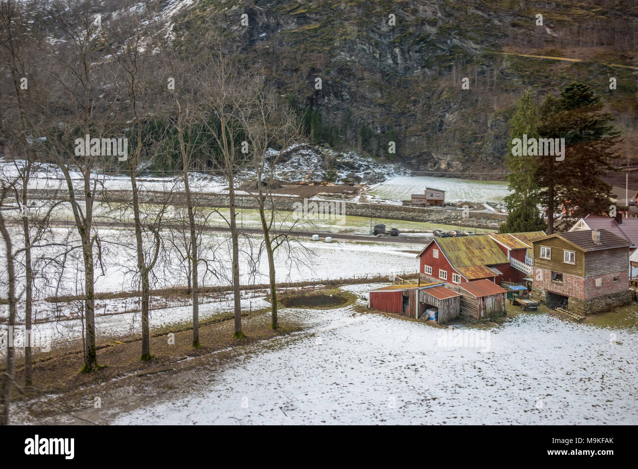 Norway In A Nutshell A One Day Tour By Train Boat And Bus Stock Photo   Norway In A Nutshell A One Day Tour By Train Boat And Bus M9KFAK 