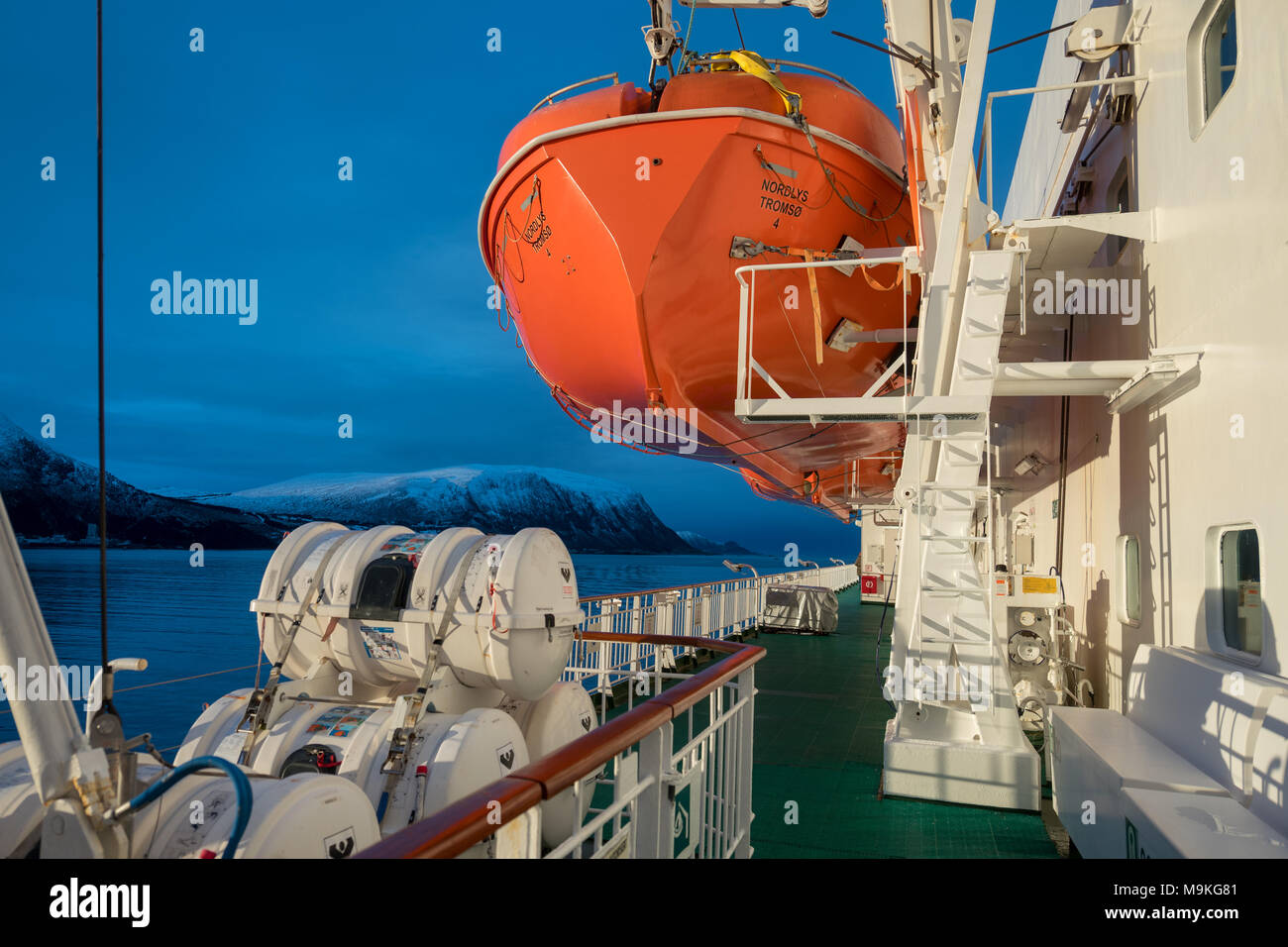 Hurtigruten mail ship flag hires stock photography and images Alamy
