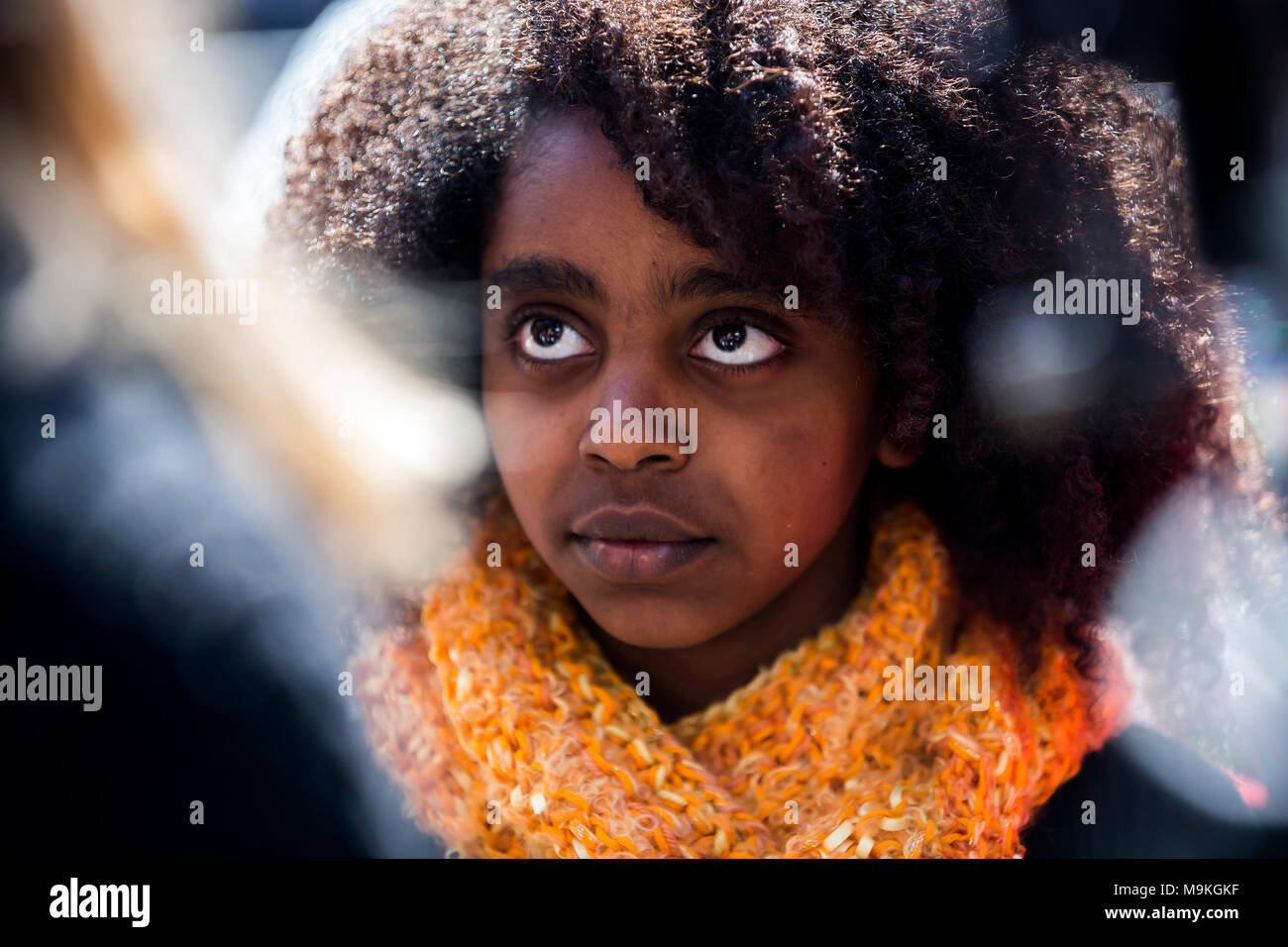Washington Dc, United States. 24th Mar, 2018. Naomi Wadler, 11 years old: 'I am here today to acknowledge and represent the African-American girls whose stories who don't make the front page of every national newspaper.' Credit: Michael Nigro/Alamy Live News Stock Photo