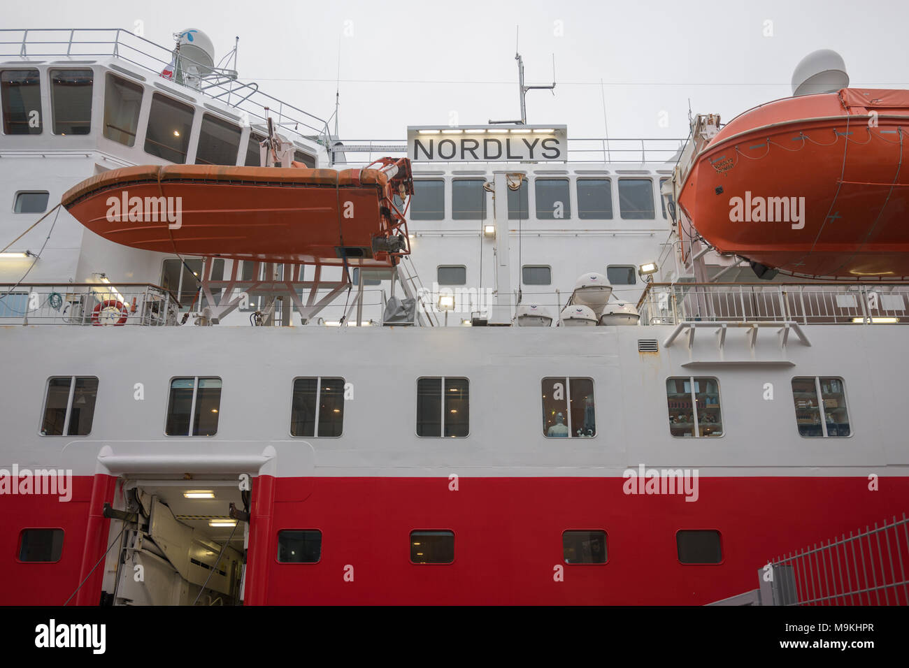 Hurtigruten mail ship flag hires stock photography and images Alamy