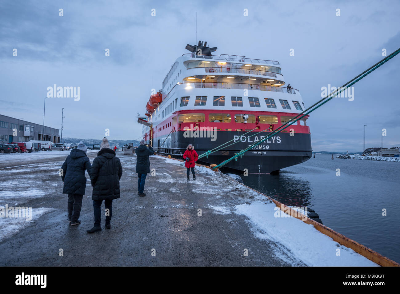 Hurtigruten Cruise from Bergen to Trondheim along the coast of Norway Stock  Photo - Alamy