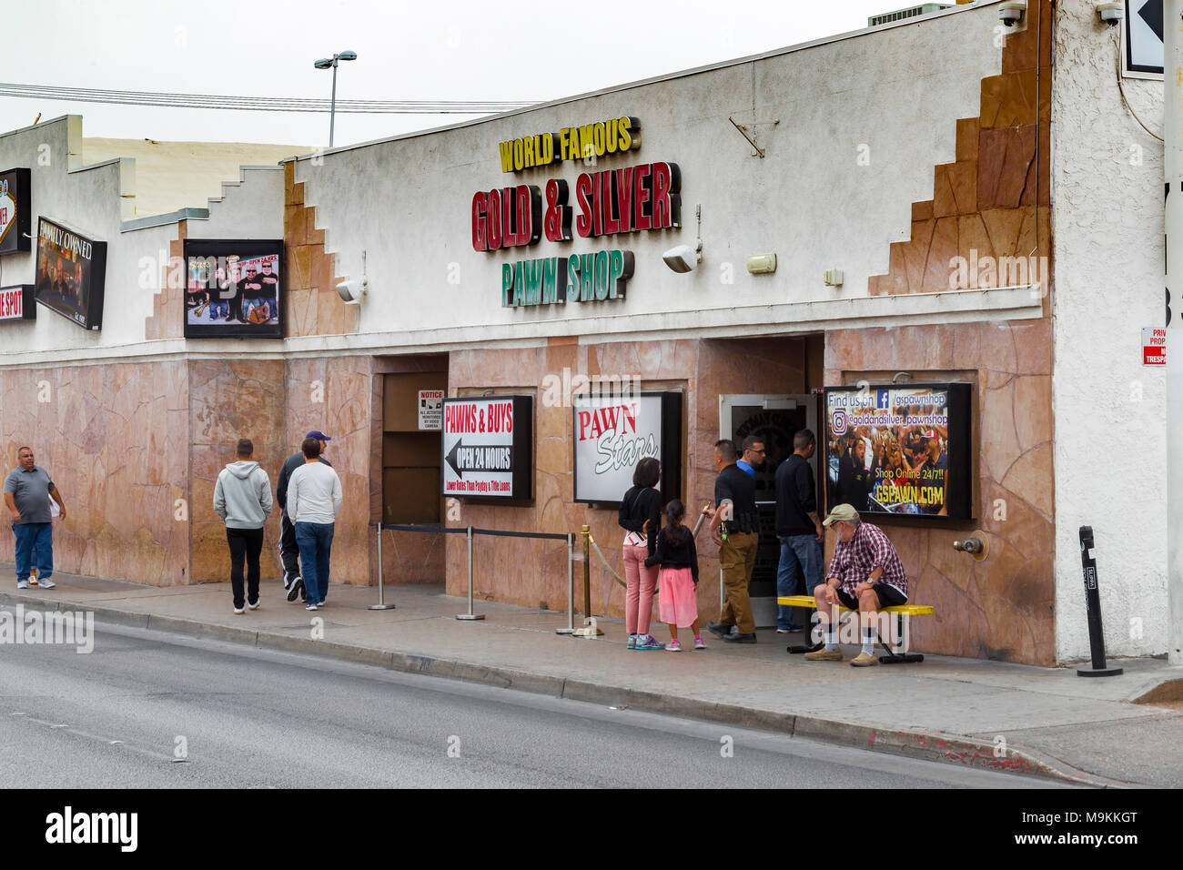 Gold and Siver Pawn Shop, S Las Vegas Blvd. Boulevard Stock Photo