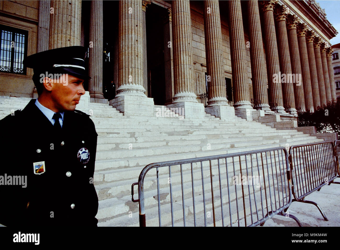 Nazi executioner Klaus Barbie trial, Lyon, france Stock Photo