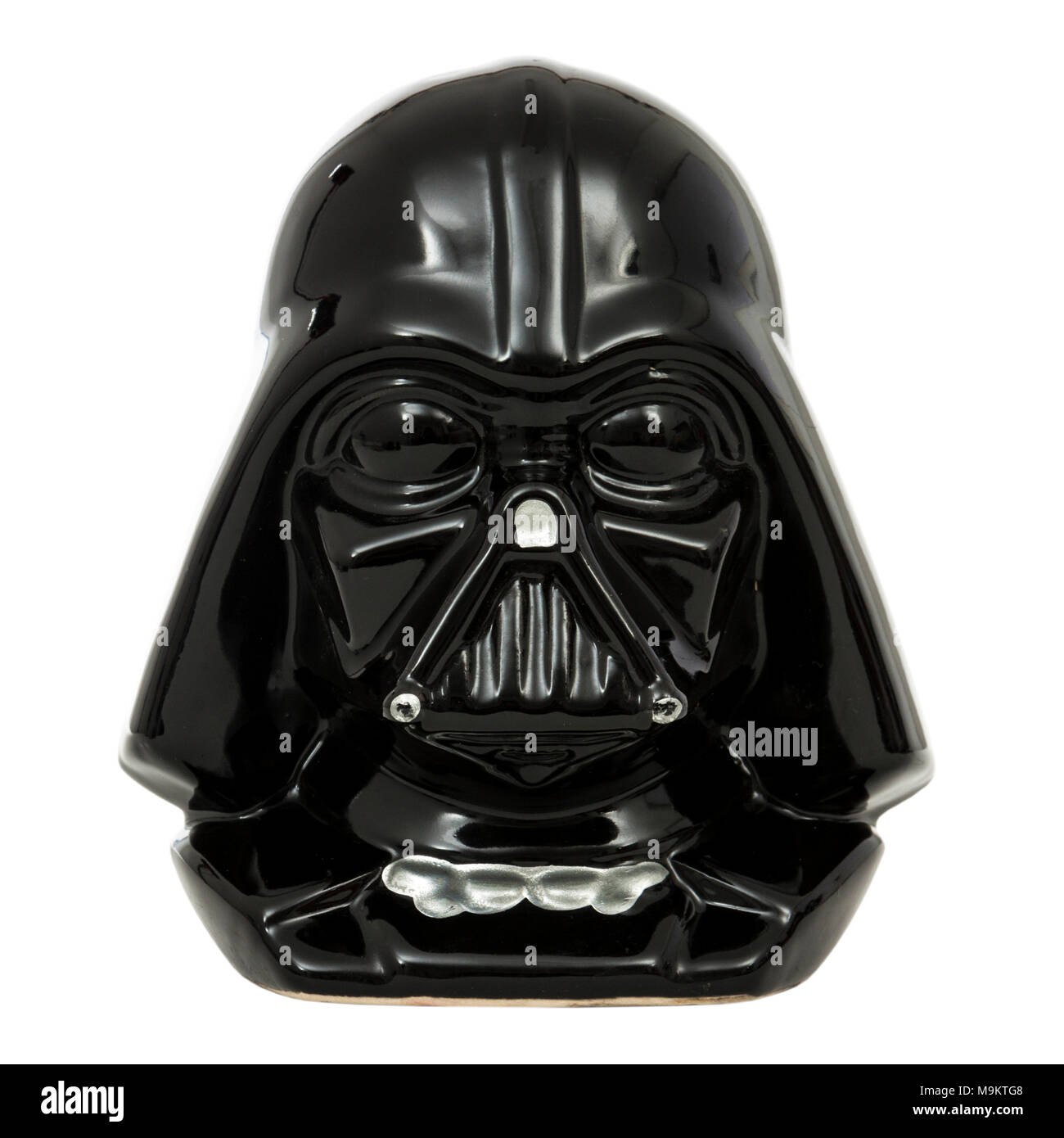 Star Wars 'Darth Vader' (Anakin Skywalker) replica head Stock Photo
