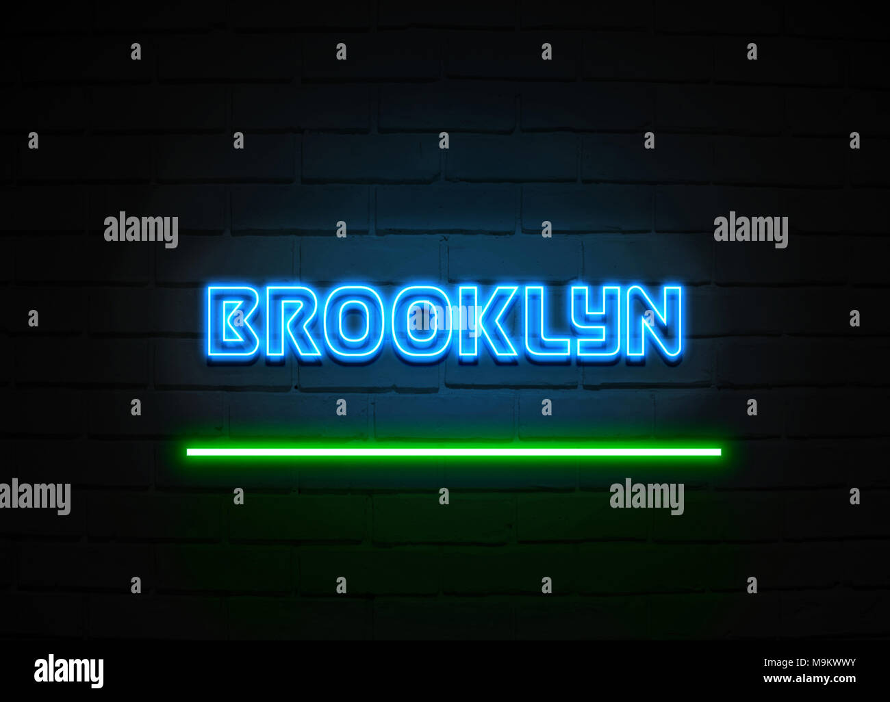 Brooklyn neon sign hires stock photography and images Alamy