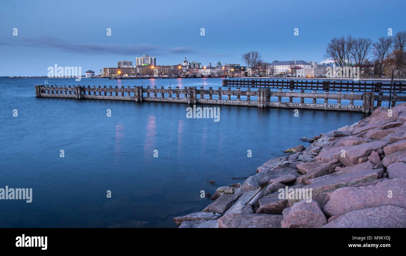 Kingston Ontario Canada Harbour Front Stock Photo