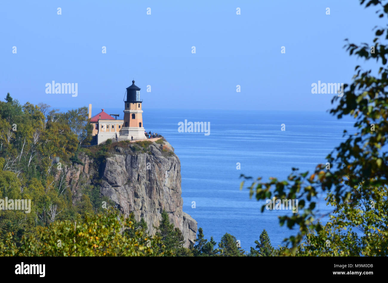 Split Rock Lighthouse Stock Photo Alamy