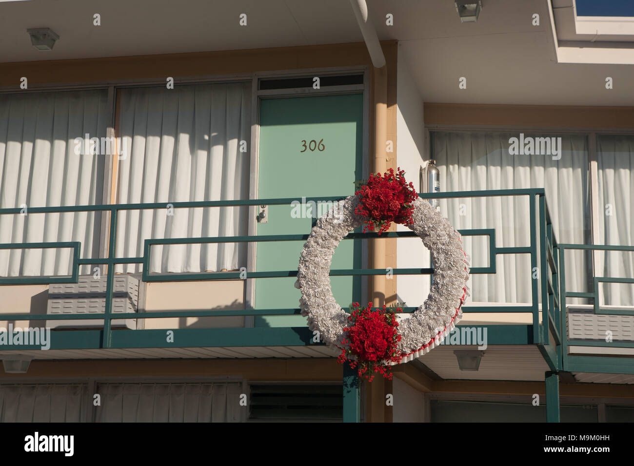 National Civil Rights Museum located in the old Lorraine Motel, site of the Martin Luther King, Jr assassination, in Memphis, Tennessee. Stock Photo