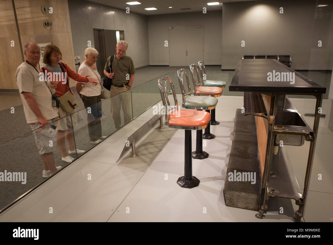 Woolworth's lunch counter from Greensboro, North Carolina, site of a